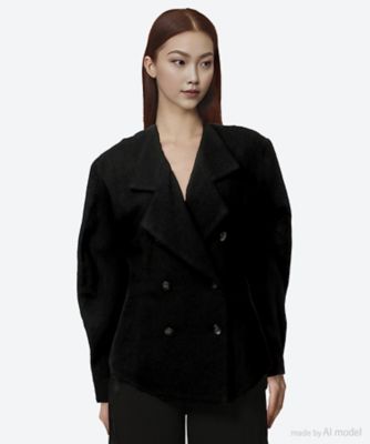 ＜AKIRANAKA (Women)＞Ｃａｍｉｌａ　ｓｈｉｒｔ　ＢＫ　ＡＰ２５０４―ＢＫ