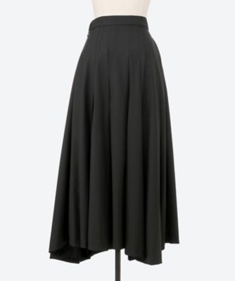 AKIRANAKA スカート Eini random pleats skirt BK