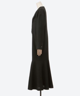 アキラナカ Natalie trench dress ベストジレ ロング 2 AKIRANAKA - 定価8.7万 AKIRANAKA Natalie trench dressの通販 by VERY
