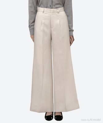 ＜AKIRANAKA (Women)＞Ｓｈａｒｏｎ　ｗｉｄｅ　ｃｕｆｆ　ｐａｎｔｓ　ＧＹ　ＡＰ２５１２―ＧＹ