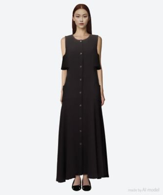 ＜AKIRANAKA (Women)＞Ｓｔｉｉｎａ　ｂａｃｋ　ｃａｐｅ　ｄｒｅｓｓ　ＢＫ　ＡＰ２５１９―ＢＫ