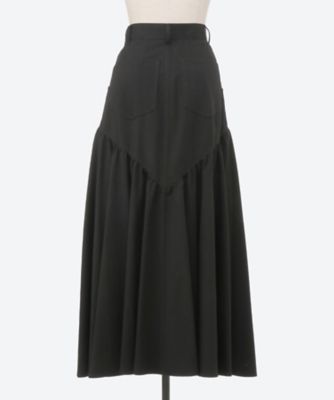大人気新作 Pierina skirt BK AP2520―BK | AKIRANAKA スカート