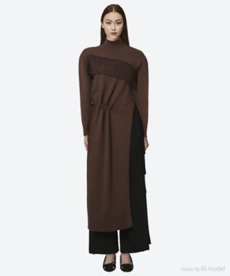 ＜AKIRANAKA (Women)＞Ｉｎｇｅｌａ　ｌｏｎｇ　ｋｎｉｔ　ｐｕｌｌｏｖｅｒ　ＢＲ　ＡＰ２５２４―ＢＲ