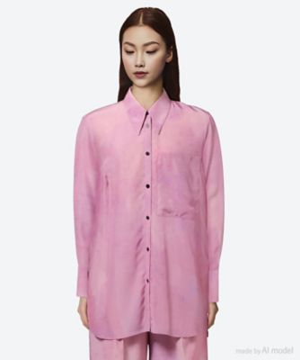 ＜AKIRANAKA (Women)＞Ｐ３７Ｄｉｓｓｏｌｖｅ　ｔｏｎｅ　ｓｈｉｒｔ　ＰＫ　ＡＰ２５２８―ＰＫ