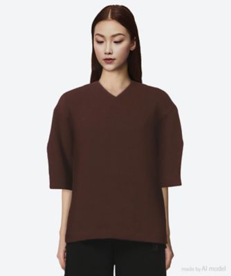 ＜AKIRANAKA (Women)＞Ｈｅｎｒｉｋａ　ｐｕｌｌｏｖｅｒ　ＢＲ　ＡＰ２５４０―ＢＲ