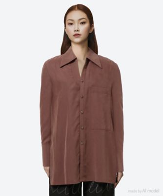 ＜AKIRANAKA (Women)＞Ｐ５１Ｍｉｃｈｅｌｉｎｅ　ｓｈｉｒｔ　ＢＲ　ＡＰ２５４１―ＢＲ