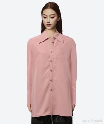 ＜AKIRANAKA (Women)＞Ｐ５２Ｍｉｃｈｅｌｉｎｅ　ｓｈｉｒｔ　ＰＫ　ＡＰ２５４１―ＰＫ