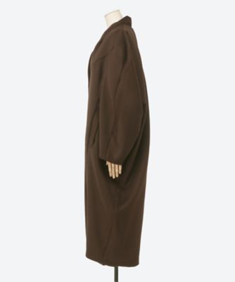 kaun　YOHEI OHNO メルトンコート 黒 ベルト付き コート OH―25A―CO1―B | YOHEI OHNO (Women)/ヨウヘイ