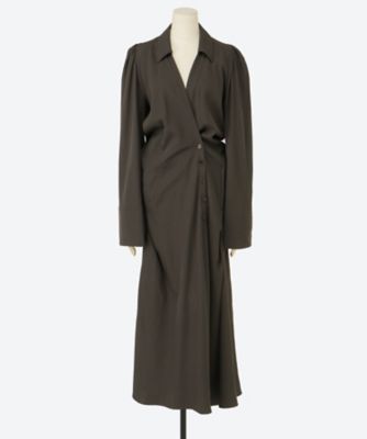 YOHEI OHNO (Women)/ヨウヘイ オオノ ドレス OH―25A―DR3―A charcoal ワンピース・ドレス【三越伊勢丹/公式】