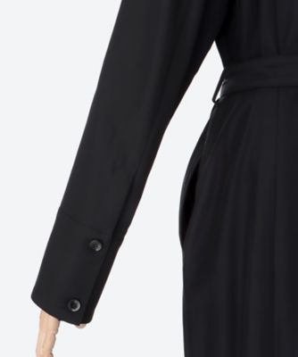 Dafne drape panel dress BK AW2511―BK