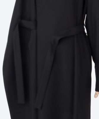 Dafne drape panel dress BK AW2511―BK