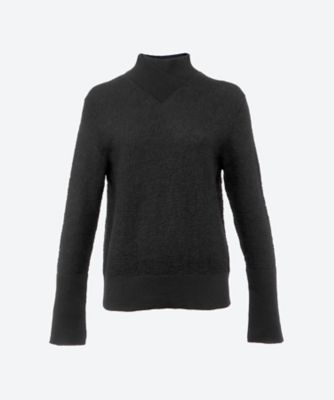 ＜AKIRANAKA (Women)＞Ｋｖｅｔａ　ｗｒａｐ　ｎｅｃｋ　ｋｎｉｔ　ｐｕｌｌｏｖｅｒ　ＢＫ　ＡＷ２５１３―ＢＫ