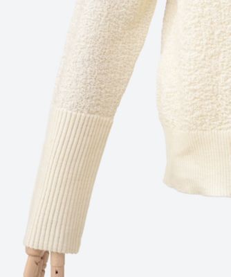 Kveta wrap neck knit pullover IV