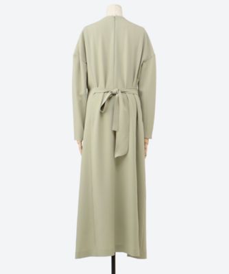 Agatha wrap waist dress GR AW2514―GR