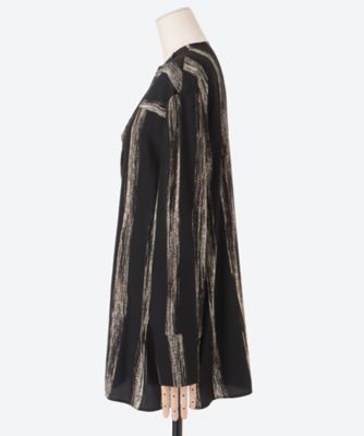 Stitch stripe shirt BK AW2527―BK
