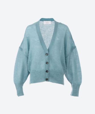 ＜AKIRANAKA (Women)＞Ｅｌｎａ　ｋｎｉｔ　ｃａｒｄｉｇａｎ　ＢＬ　ＡＷ２５３２―ＢＬ