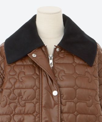 ジャケット Shiny Quilt Midi Jacket