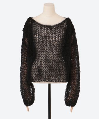 GUDRUN＆GUDRUN (Women)/グールンアンドグールン セーター GGW―BOHEMA/SW black トップス【三越伊勢丹/公式】