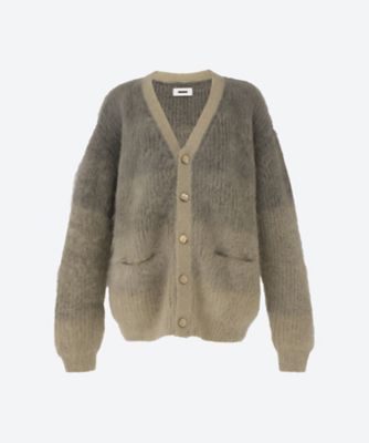 ＜REVERBERATE (Women)＞カーディガン　ＭＯＨＡＩＲ　ＧＲＡＤＡＴＩＯＮ　ＢＯＲＤＥＲ　ＣＡＲＤＩＧＡＮ　ＲＥＶ―２５ＡＷ―ＫＮＣ０７