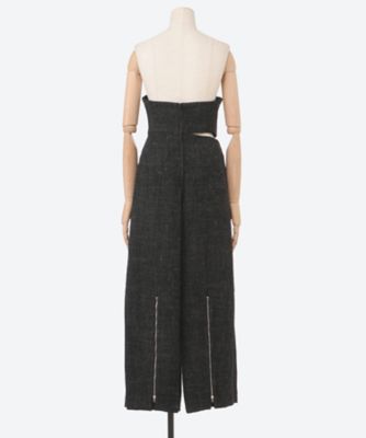 極美品 23SS デパリエ×エクラ サマーウールコンビネゾン オールインワン ウールデニムオールインワン | allureville (Women