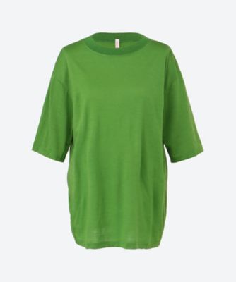 ＜babaco (Women)＞Ｗｏｏｌ　Ｊｅｒｓｅｙ　Ｔ―ｓｈｉｒｔ　ＢＡ０１―ＣＲ５３