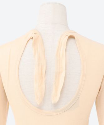 Twisted Cotton Back Tied Long