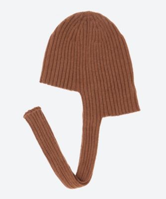 ＜babaco (Women)＞Ｃａｓｈｍｅｒｅ　Ｒｉｂｂｅｄ　Ｋｎｉｔ　Ｃａｐ　ＢＡ０１―ＨＯ３５