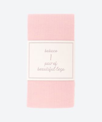 ＜babaco (Women)＞Ｒｉｂｂｅｄ　Ｔｉｇｈｔｓ　ＢＡ０２―ＢＳＭ８