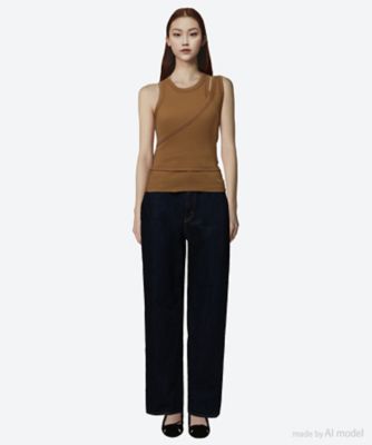 専用！！HYKE / DOUBLE SHOULDER TANK TOP ブラック HYKE【ハイク】DOUBLE SHOULDER TANK TOP (12375) | glamour online