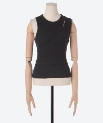 DOUBLE SHOULDER TANK TOP 25FW