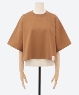 CROPPED SHORT SLV／TEE／BIGFIT（6