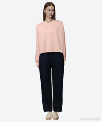 【美品】HYKE CROPPED LONG SLV TEE BIG FIT 送料無料】CROPPED LONG―SLV TEE ／ BIG