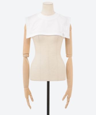 HYKE ハイク MESH SLEEVELESS CROPPED TOP MESH SLEEVELESS CROPPED TOP | HYKE