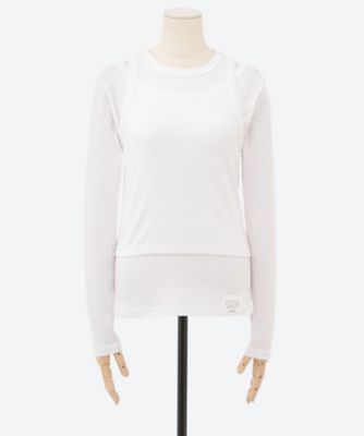 HYKE LAYERED LONG SLEEVE ホワイト HYKE(ハイク)】 LAYERED LONG SLEEVE｜PARIGOT ONLINE（パリゴ