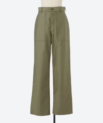 送料無料】BACK SATIN BAKER PANTS 25FW