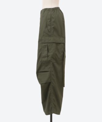 43d ビブパンツ M-L カーキ カーゴパンツ ユニセックス 7042－59 オリーブグレー （S