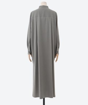 ハイク　HYKE LINEN MAXI DRESS 25SS リネン　マキシ　黒 LINEN MAXI DRESS-リネンマキシドレス-HYKE（ハイク）通販| st