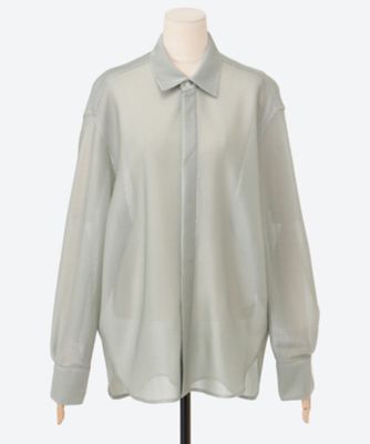 シャツ METALLIC JERSEY SHIRT