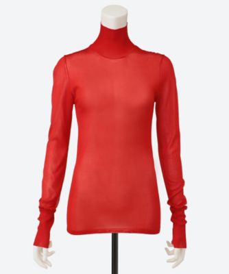 小物 canette_m**** セーター SHEER KNIT TURTLENECK