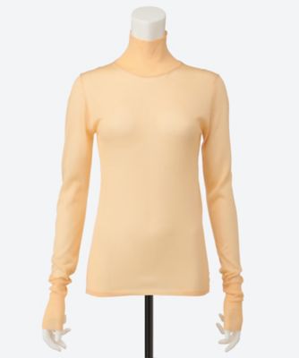 ☆ TOCCA トッカ ２ｗａｙ　Ｓｈｅｅｒ　Ｓｌｅｅｖｅ　Ｋｎｉｔ　シアート セーター SHEER KNIT TURTLENECK
