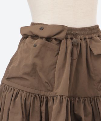 可憐にして大胆 CECILIE BAHNSEN チェック フレア ミニスカート minsobi スカート チェック柄 バルーン ミニスカート