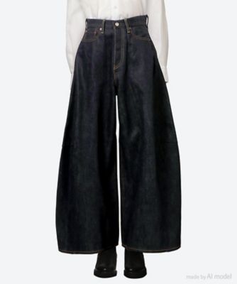 ＜HYKE (Women)＞【送料無料】ＤＥＮＩＭ　ＳＵＰＥＲ　ＷＩＤＥ　ＬＥＧ　ＪＥＡＮＳ　１３３５３　５１