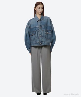 送料無料】BALLOON SLEEVE DENIM