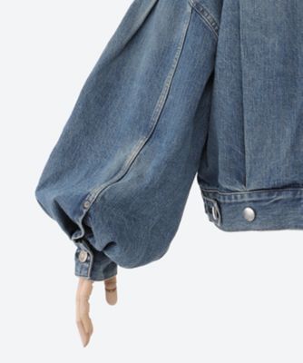 送料無料】BALLOON SLEEVE DENIM