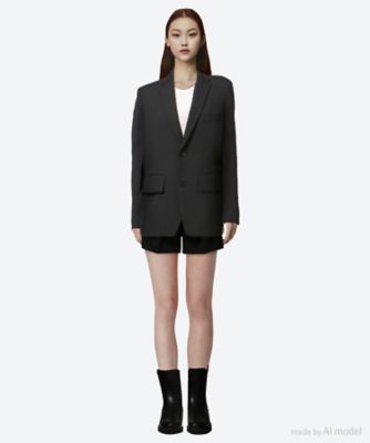 ジャケット・アウター HYKE DOESKIN DOUBLE BREASTED BLAZER DOESKIN BLAZER ドスキンブレザー HYKE（ハイク）通販| st company