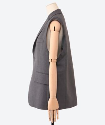 DOESKIN SLEEVELESS BLAZER 25FW