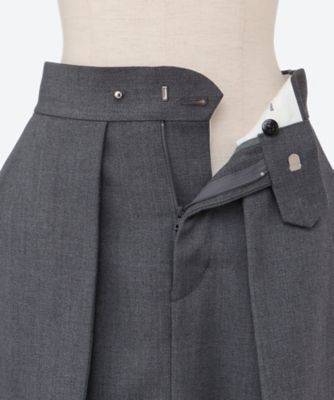 DOESKIN MIDI SKIRT 25FW／14158