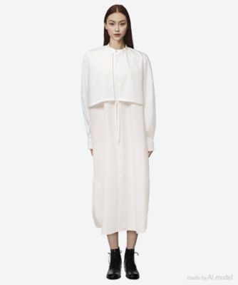 送料無料】T／C BALLOON SLEEVE DRESS