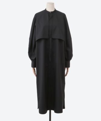 送料無料】T／C BALLOON SLEEVE DRESS
