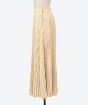 TAFFETA PLEATED SKIRT 25FW／14164